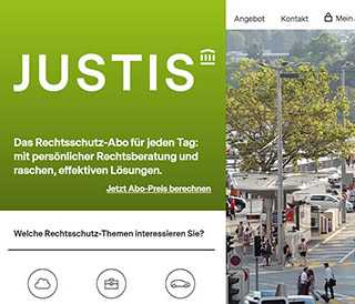 Justis screenshot website