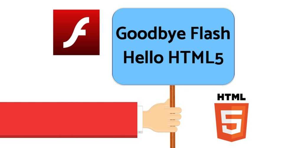 Vaarwel Flash hallo HTML5