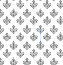 duplicate layer for patterns in Photoshop